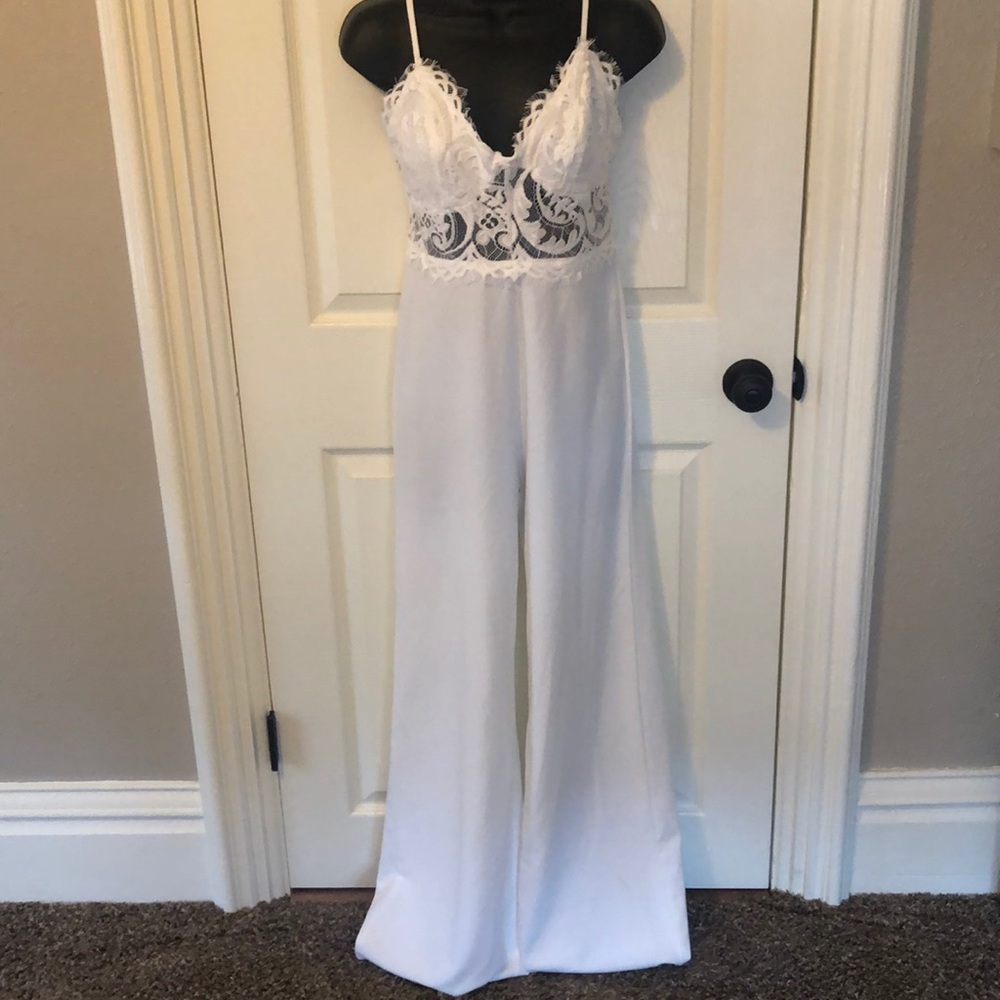 White jumpsuit
